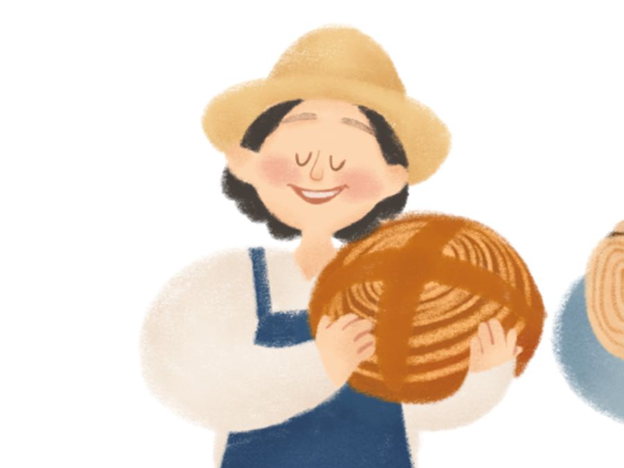 숲속정원 쌀빵 작업 3